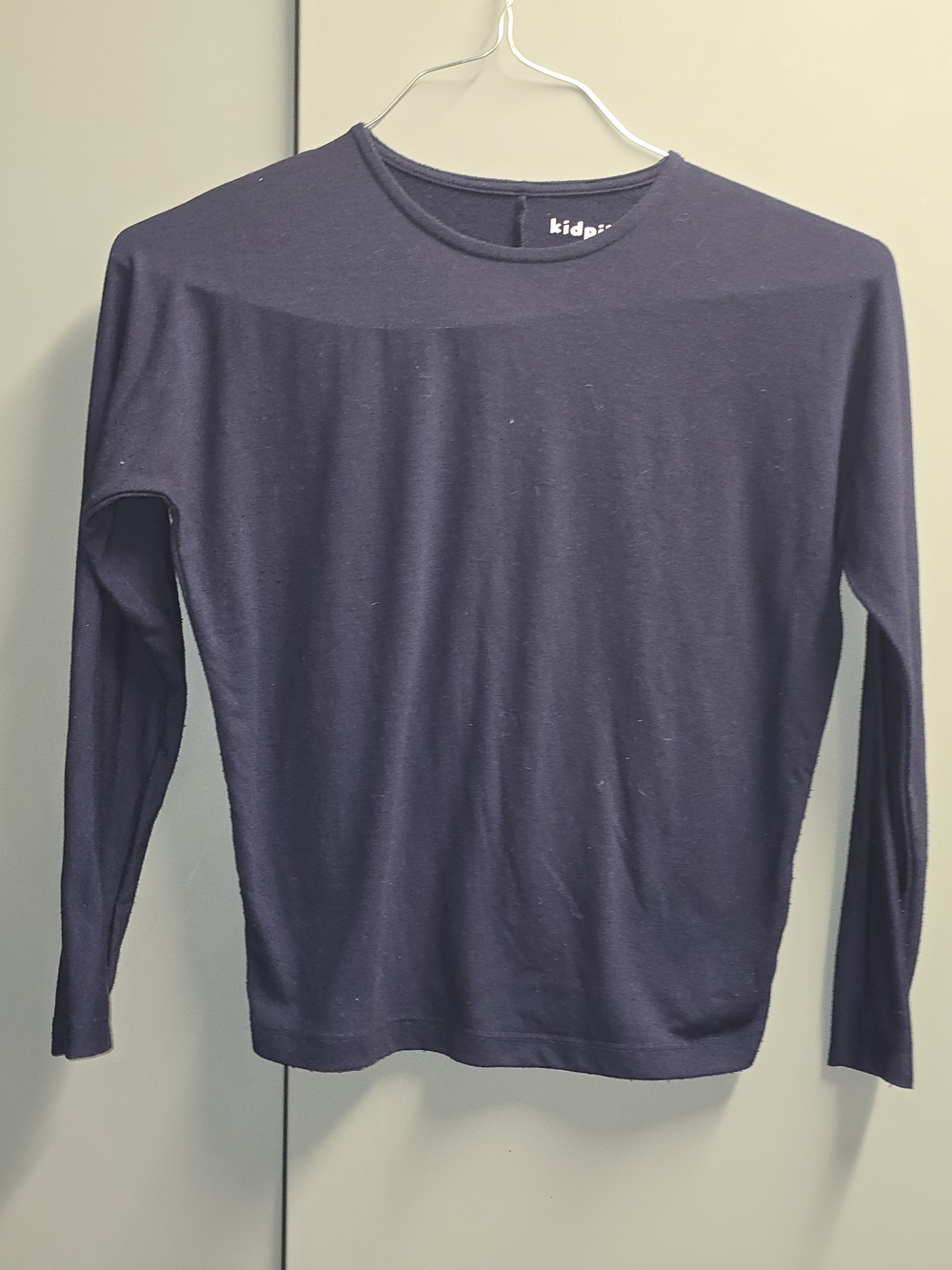 kidpik Navy Long Sleeve Tee